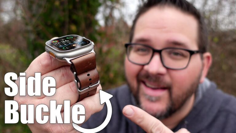 Best Leather Apple Watch Ultra Band. Form Function Form Universal FFFit.